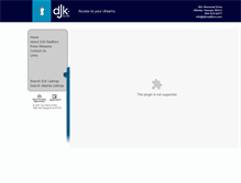 Tablet Screenshot of djkrealtors.com